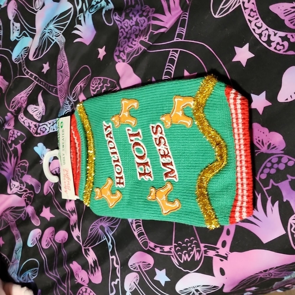 NWT Dog Ugly Xmas Sweater Costume - Picture 2 of 4
